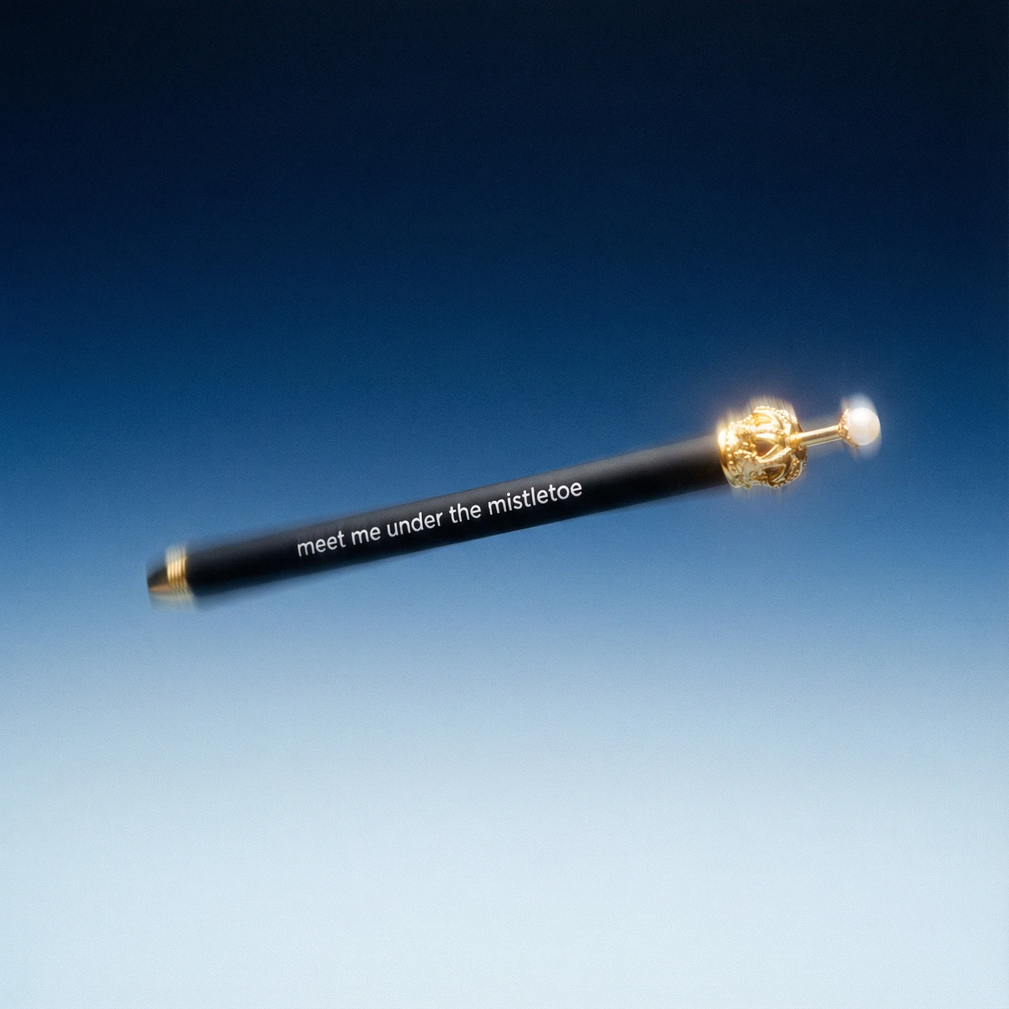 Black Holiday Crown Pen Set of 12 | Giftable Quote Pens | Novelty Office Desk Supplies - Image 3