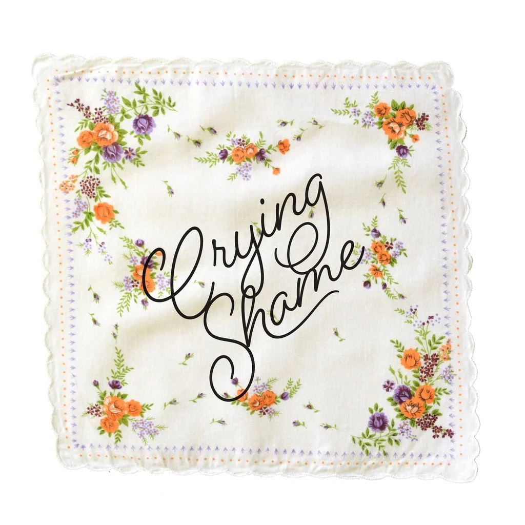 Crying Shame Hankie Retro Floral Print Cotton Handkerchief - Image 4