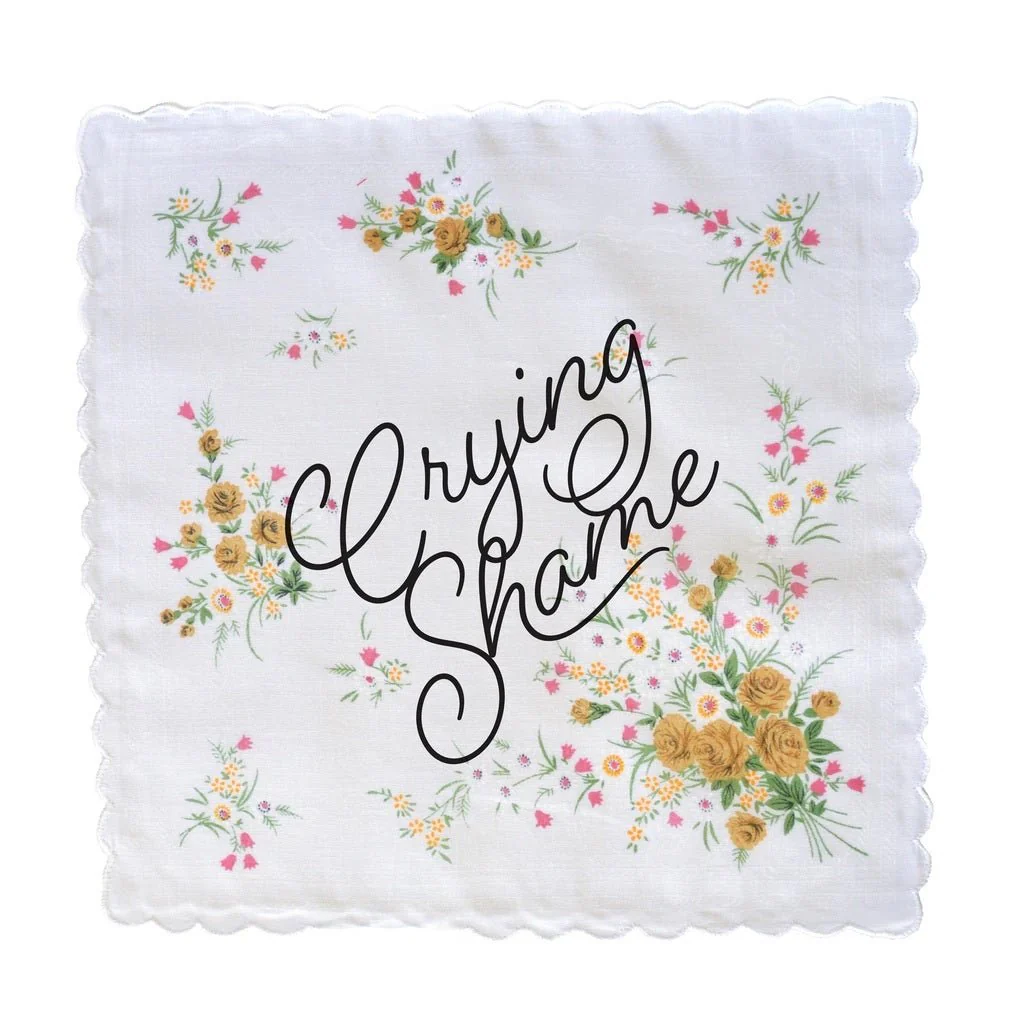 Crying Shame Hankie Retro Floral Print Cotton Handkerchief - Image 5