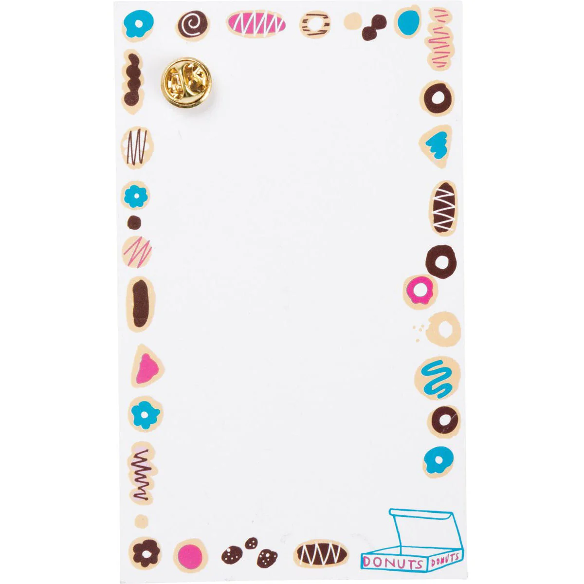 Donut Know What I Would Do Enamel Pin on Gift Card - Image 3