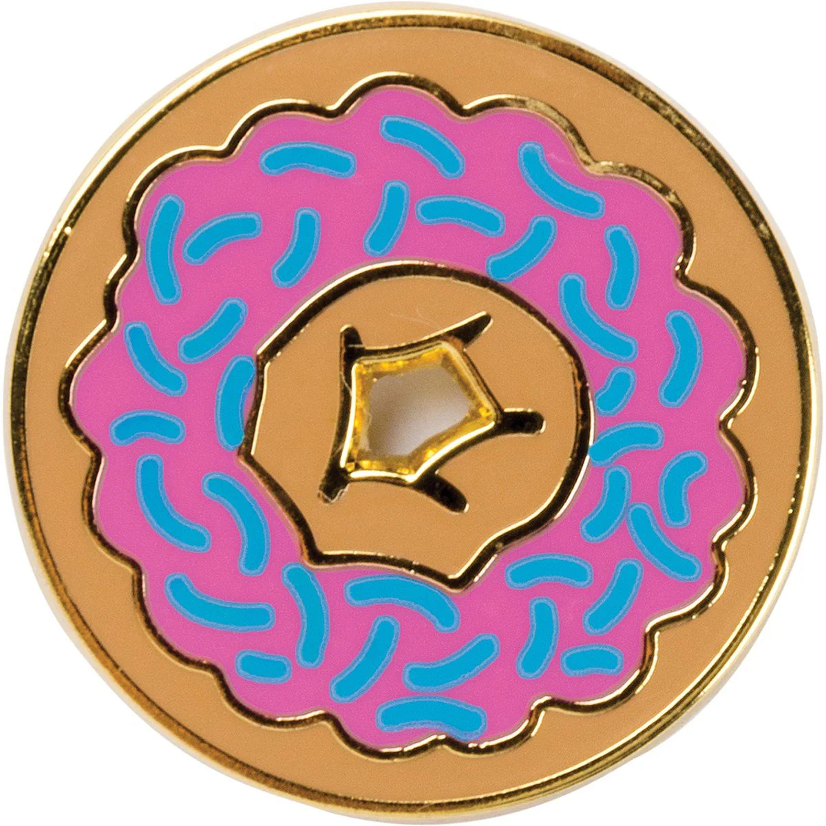 Donut Know What I Would Do Enamel Pin on Gift Card - Image 4