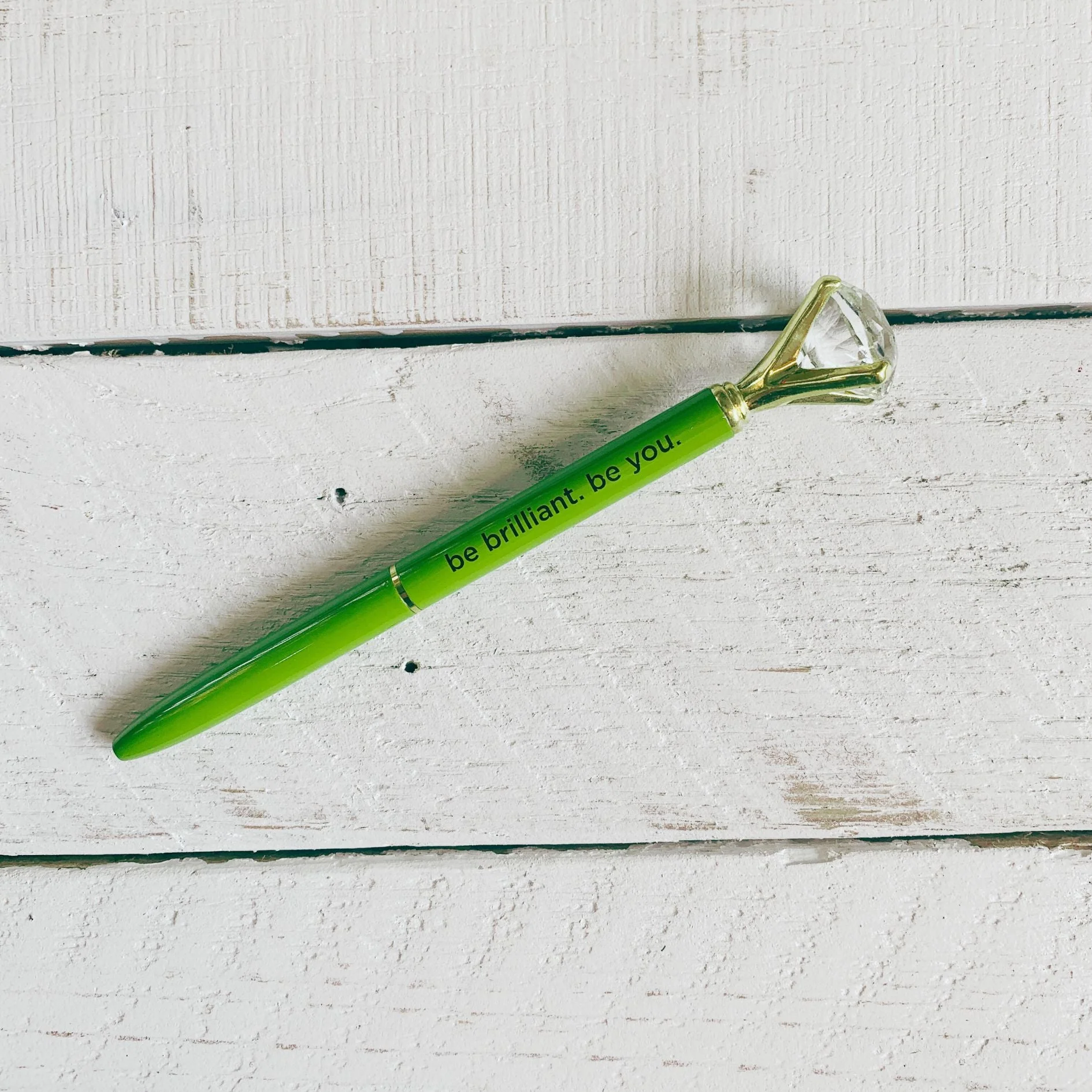 Future Is Female Chartreuse Green Gem Pen | Giftable Single Pen | Novelty Office Desk Supplies - Image 11
