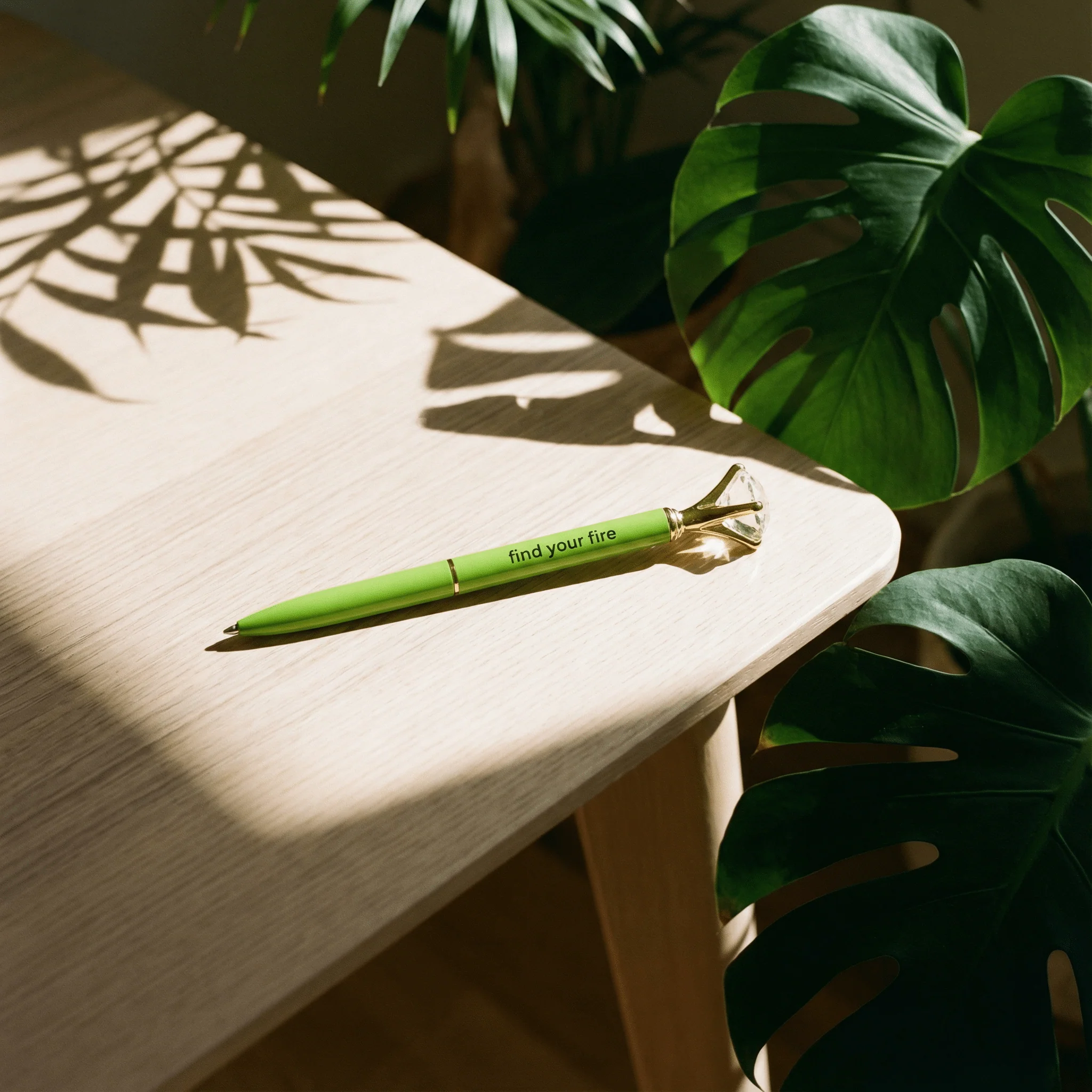 Future Is Female Chartreuse Green Gem Pen | Giftable Single Pen | Novelty Office Desk Supplies - Image 13
