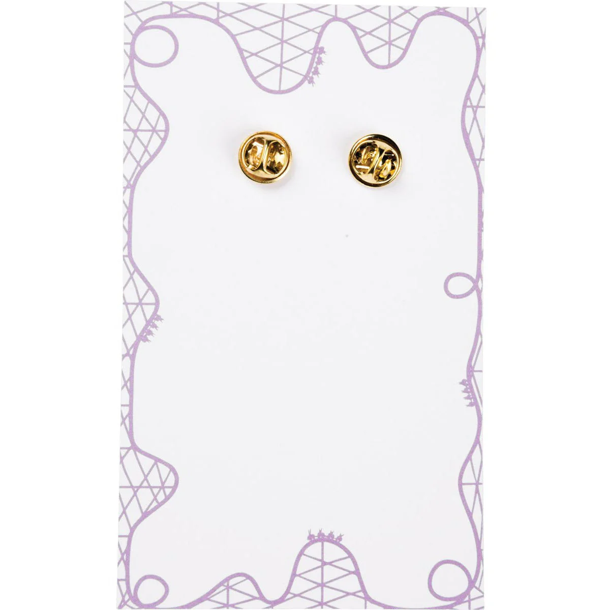 "Admit One" Carnival Ticket Enamel Pin on Gift Card - Image 7