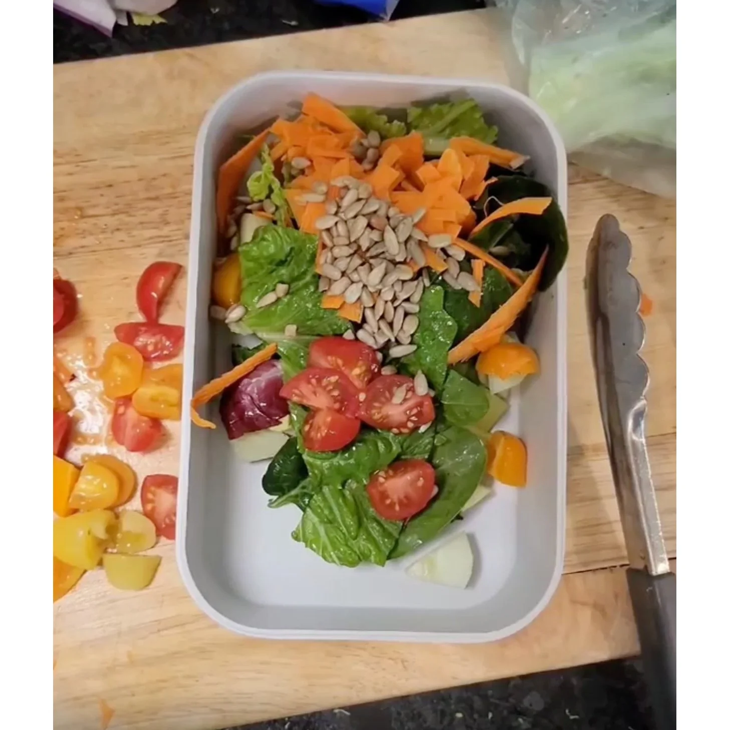 Pack of 3 Foodie Bamboo Lunch Box in Gray | Eco-Friendly and Sustainable | 7.5" x 5" x 2" - Image 6