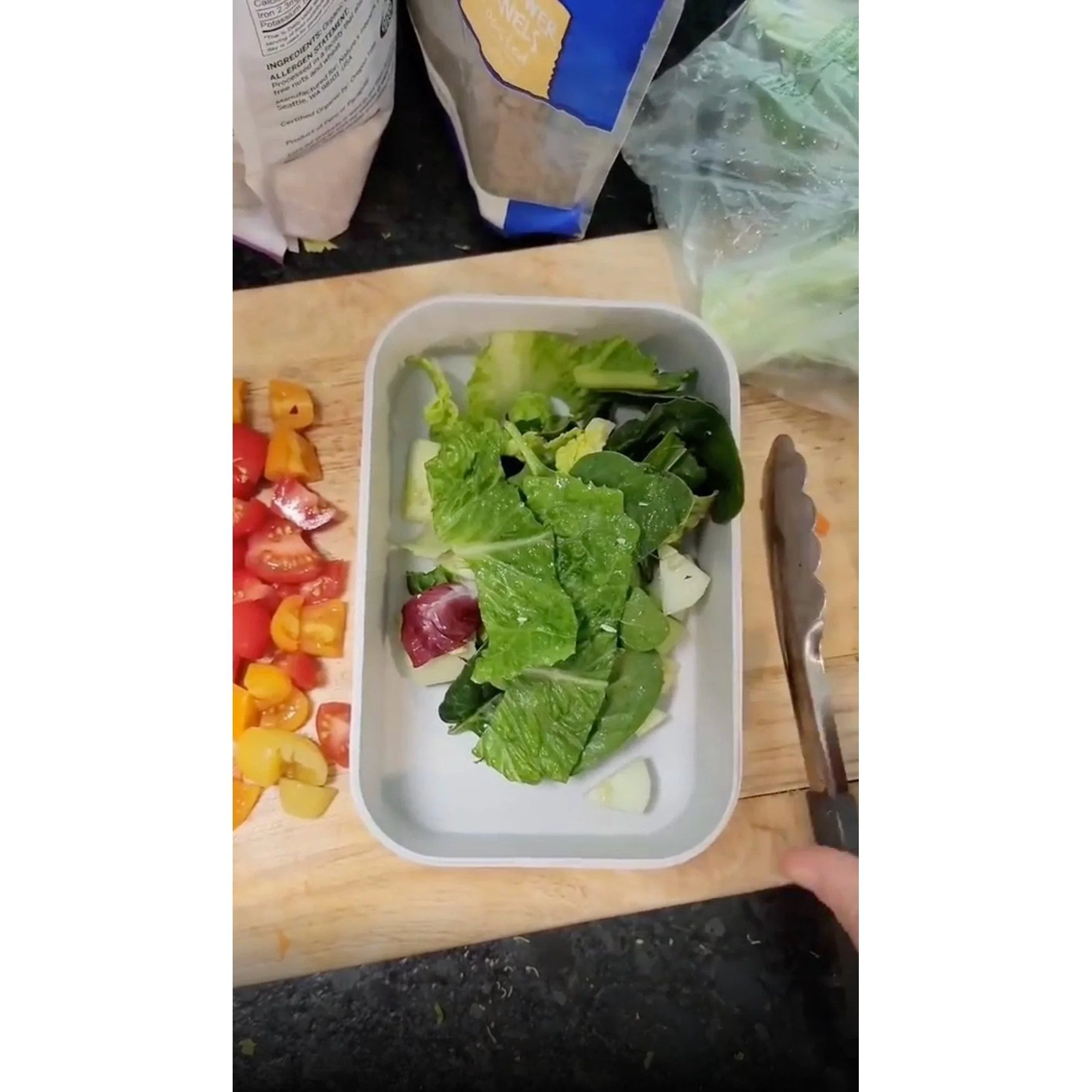 Pack of 3 Foodie Bamboo Lunch Box in Gray | Eco-Friendly and Sustainable | 7.5" x 5" x 2" - Image 7