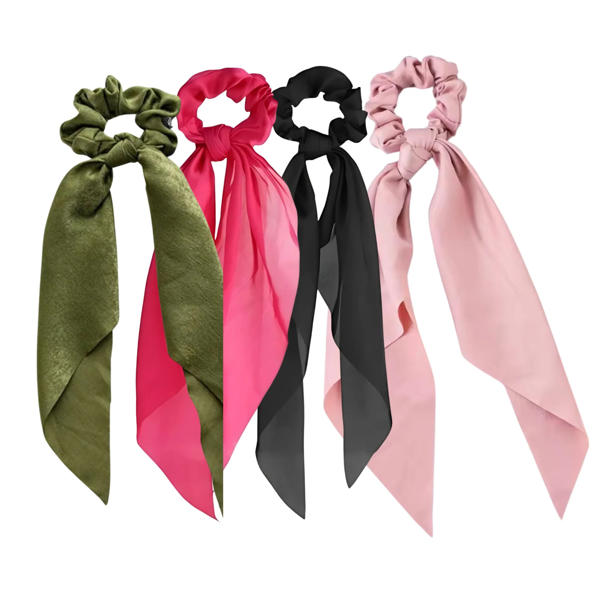 Silky Scarf Pony Holder (13 Color Options) | Scrunchie Hair Accessories - Image 19