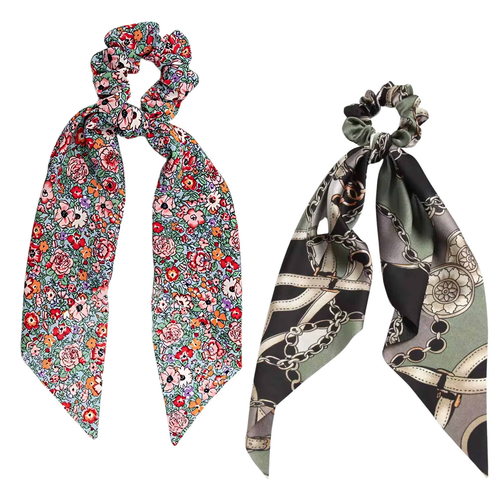 Silky Scarf Pony Holder (13 Color Options) | Scrunchie Hair Accessories - Image 20