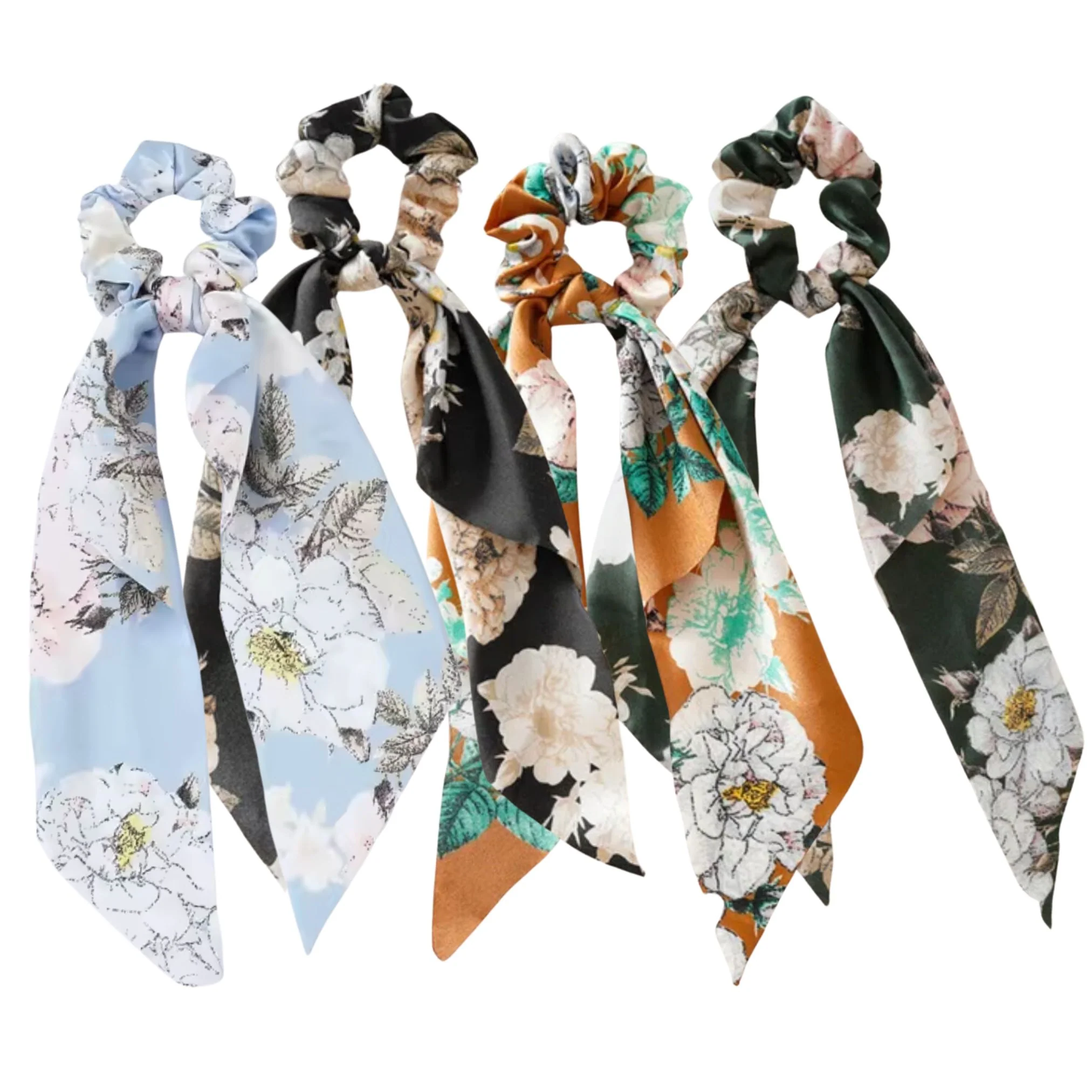 Silky Scarf Pony Holder (13 Color Options) | Scrunchie Hair Accessories - Image 22