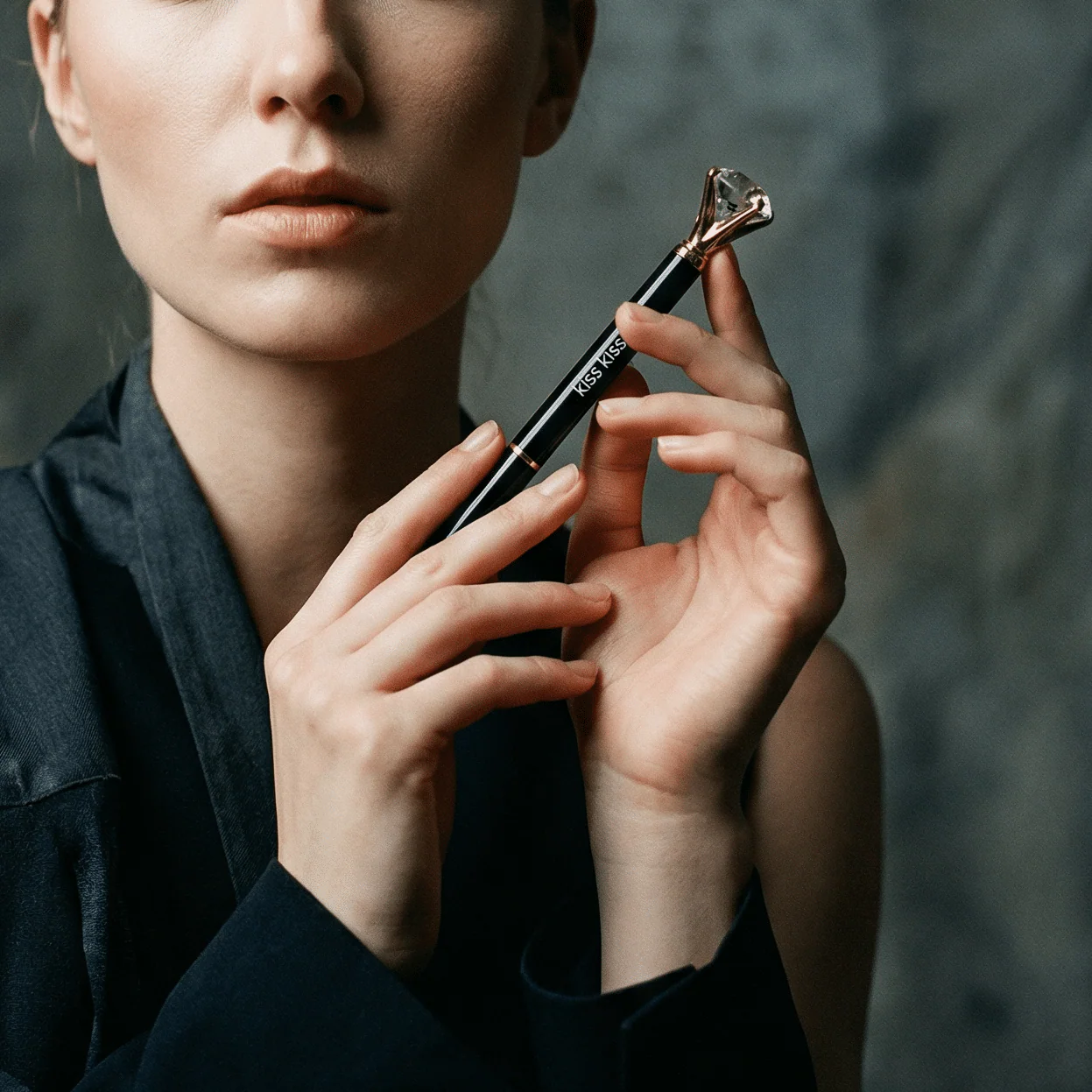 Shut Up And Kiss Me Black Gem Pen Set of 6 | Giftable Quote Pens - Image 4