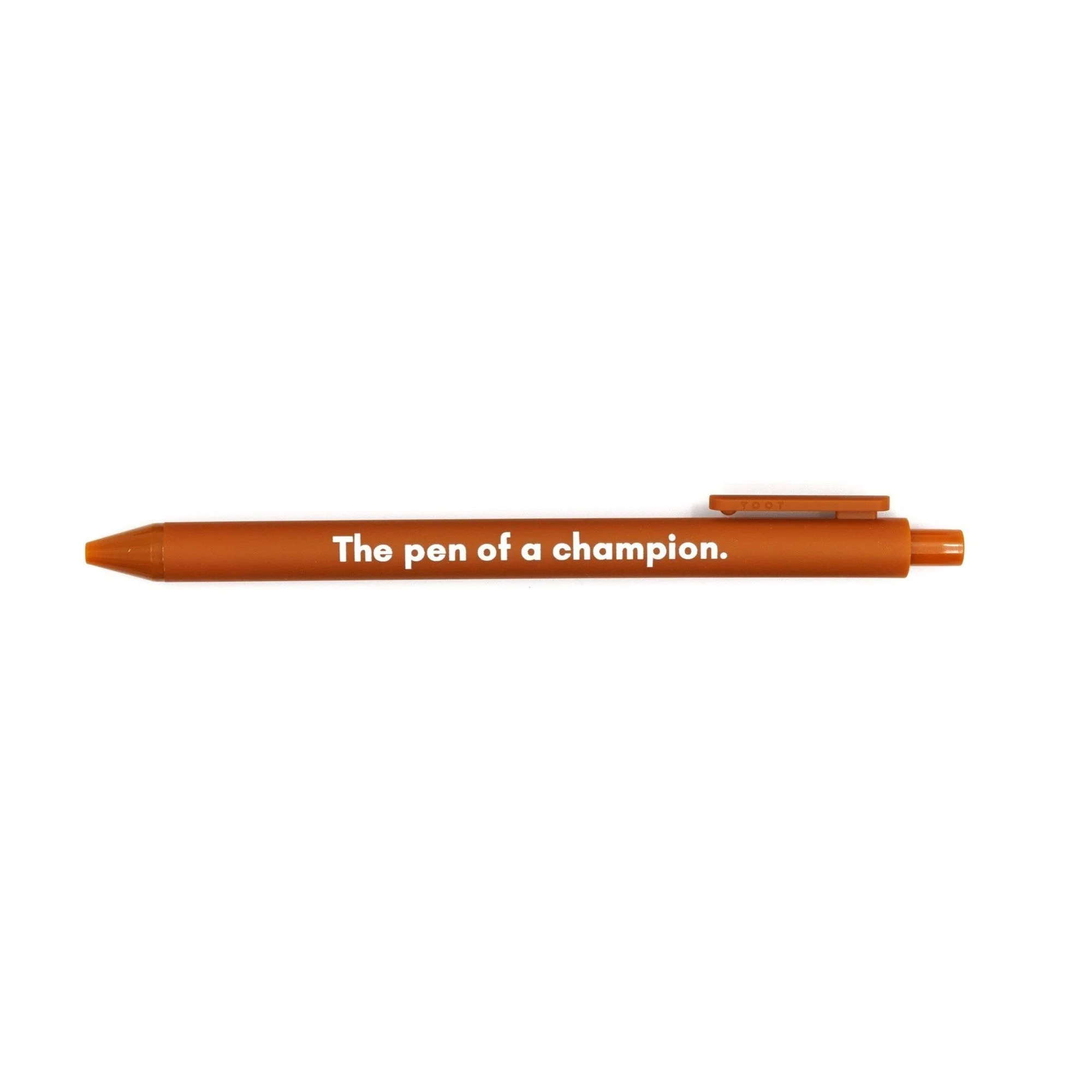 The Pen Of A Champion Pen 🏆 | Gel Click Pen in Caramel - Image 3