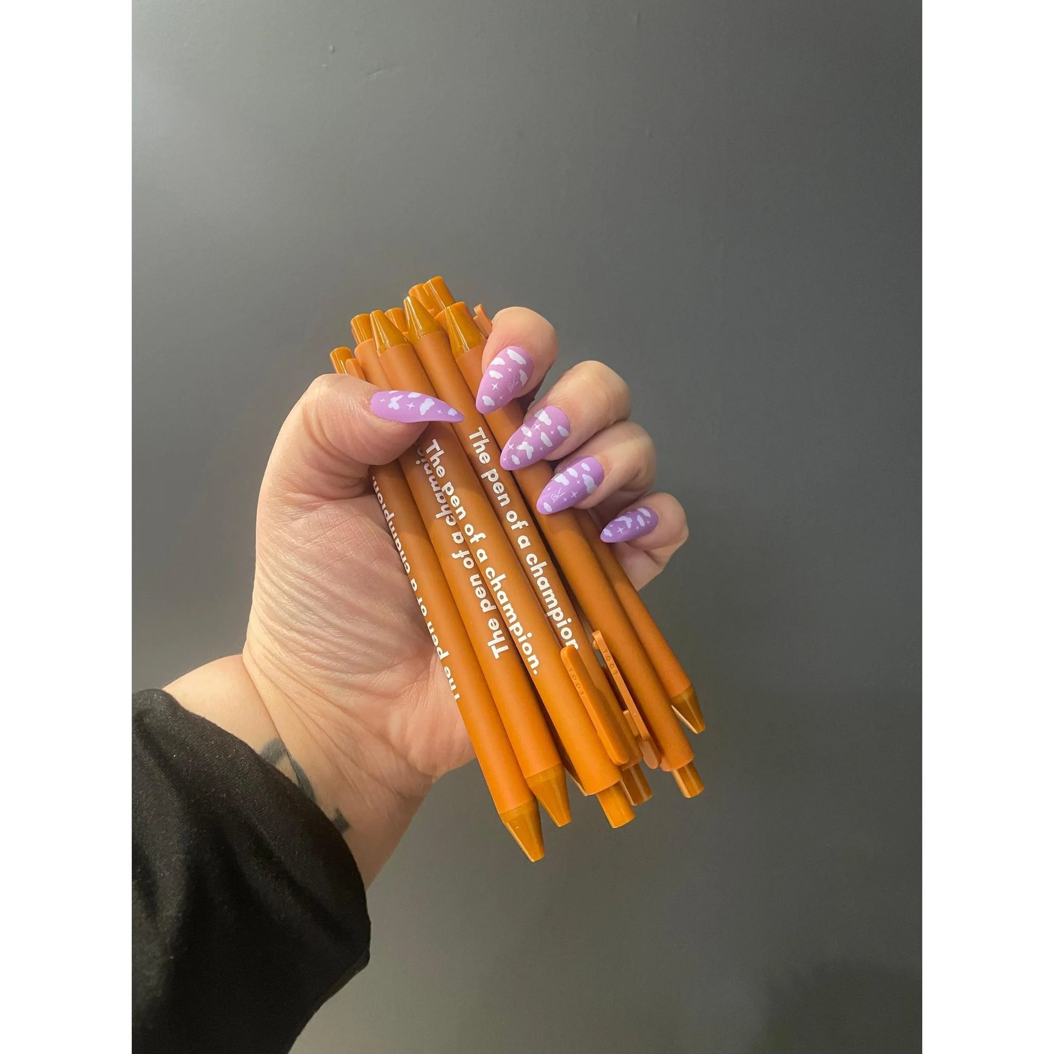 The Pen Of A Champion Pen 🏆 | Gel Click Pen in Caramel - Image 6