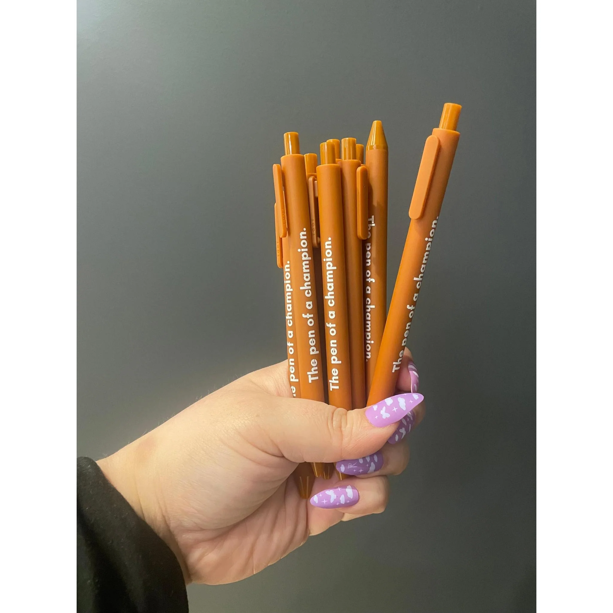 The Pen Of A Champion Pen 🏆 | Gel Click Pen in Caramel - Image 7