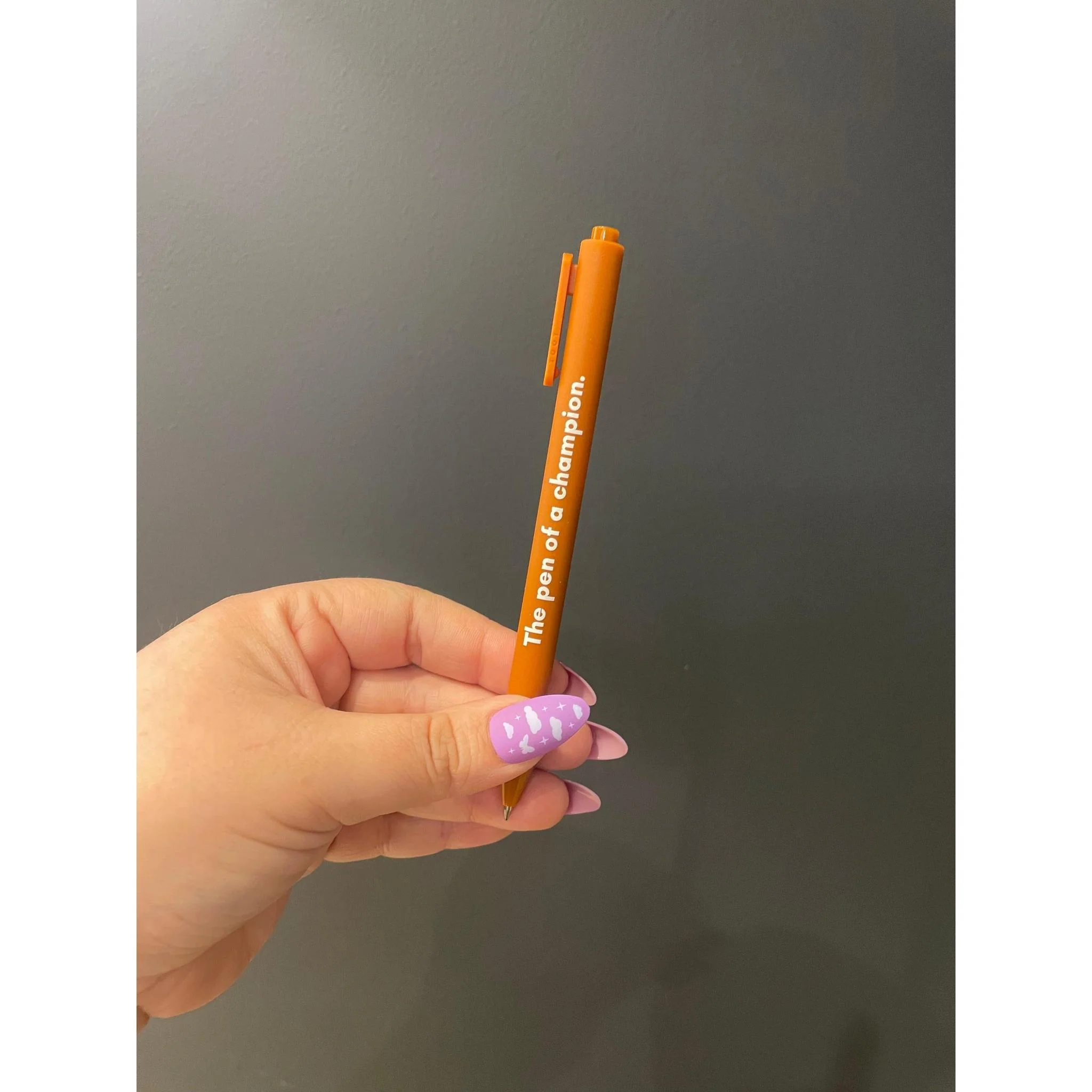 The Pen Of A Champion Pen 🏆 | Gel Click Pen in Caramel - Image 8