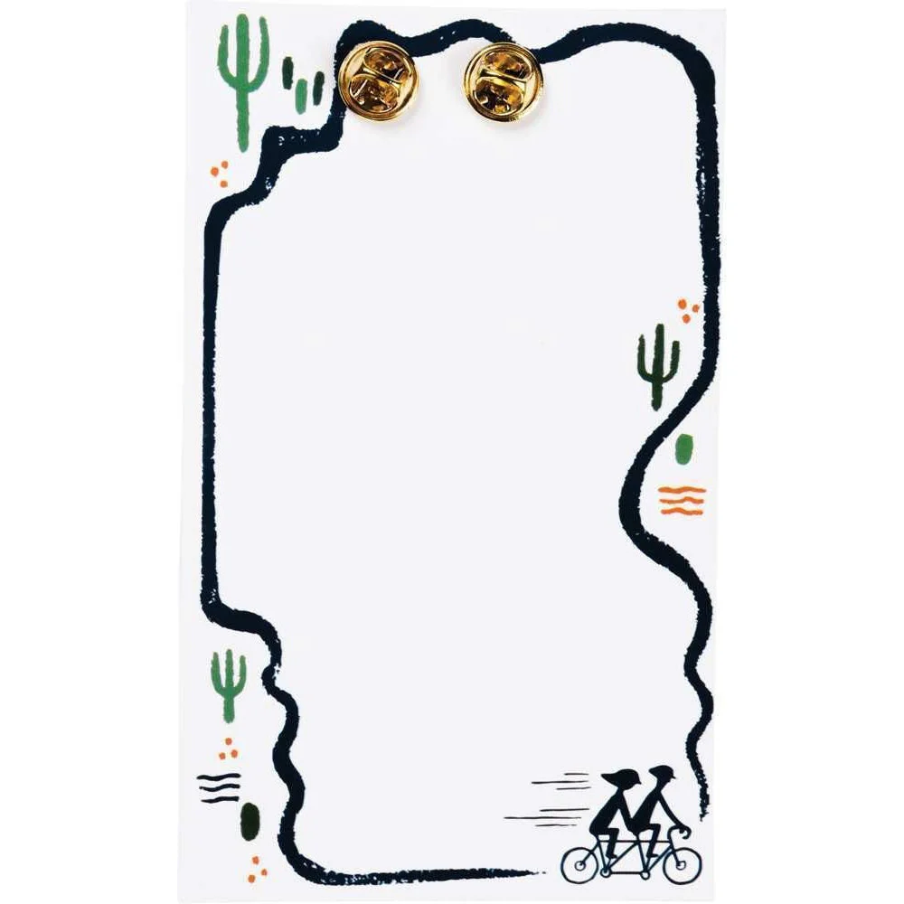 Where You Go I Go - Where You Stay I Stay Enamel Pin in Tandem Bike - Image 11